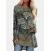 <b>Notice</b>: Undefined variable: alt_image in <b>/www/wwwroot/www.toponeclothing.com/vqmod/vqcache/vq2-catalog_view_theme_fastor_template_product_product.tpl</b> on line <b>155</b>Vintage Floral Printed O-neck Long Sleeve Irregular Hem T-shirt For Women