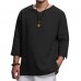 <b>Notice</b>: Undefined variable: alt_image in <b>/www/wwwroot/www.toponeclothing.com/vqmod/vqcache/vq2-catalog_view_theme_fastor_template_product_product.tpl</b> on line <b>162</b>Ethnic Casual Men's Long-sleeved V-neck Solid Color Large Size Loose T-Shirts