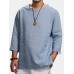 <b>Notice</b>: Undefined variable: alt_image in <b>/www/wwwroot/www.toponeclothing.com/vqmod/vqcache/vq2-catalog_view_theme_fastor_template_product_product.tpl</b> on line <b>155</b>Ethnic Casual Men's Long-sleeved V-neck Solid Color Large Size Loose T-Shirts